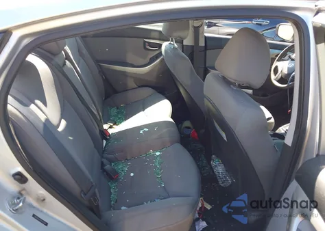 2013 Hyundai Elantra Gls from USA, damaged, VIN 5NPDH4AE7DH203486